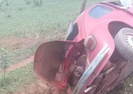 Durante capotagem, motorista &eacute; arremessado e morre esmagado por Fusca