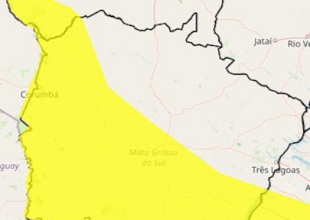 Inmet coloca 60 cidades sob alerta de chuvas intensas