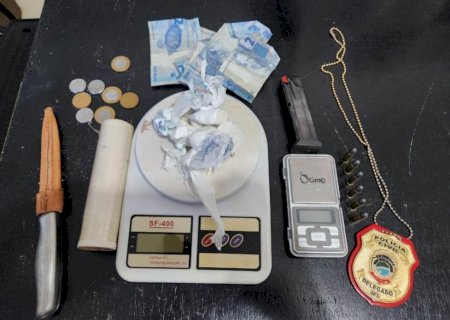 ANGÉLICA: PC cumpre mandado de busca e prende homem por tráfico de drogas e posse irregular de arma de fogo