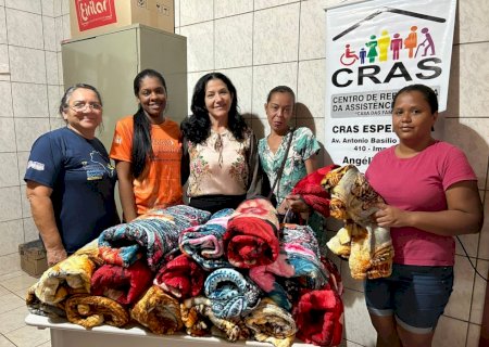Secretaria de Assistência Social finaliza entrega de cobertores em Angélica e Ipezal