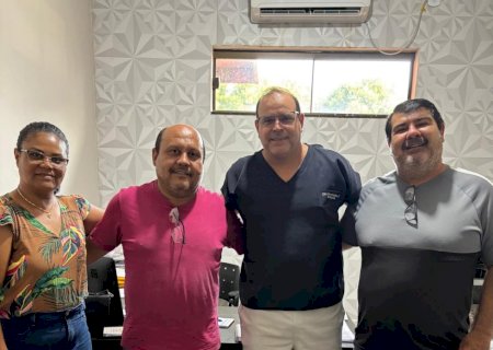 Angélica: Vereadores Mirko Barbosa e Marlene Diniz visitam Hospital ABA (Associação Beneficente de Angélica).