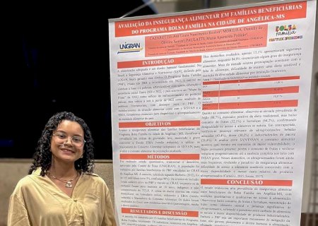 Angélica ganha espaço em evento científico com pesquisa sobre segurança alimentar da comunidade