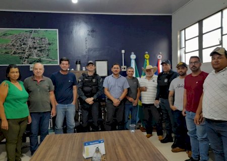 Angélica: Polícia Militar e Prefeitura alinham ações para reforçar a segurança pública e organização da Feira da Lua
