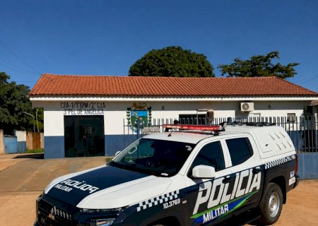 Angélica: 3º Pelotão da Polícia Militar recebe nova viatura para reforçar a segurança pública