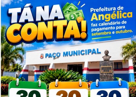 Prefeitura de Angélica injeta quase R$ 7 milhões na economia com salários e 13º