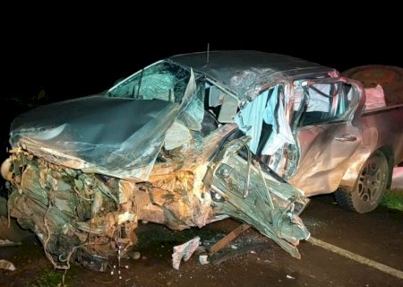 Vereador de Angélica conduzia caminhonete que bateu de frente com carreta